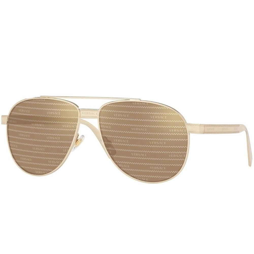 Versace Gold Frame Sunglasses